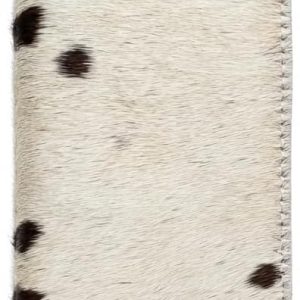 Cross Concho Cowhair Long — Ivory Spotted