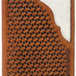 Rodeo Basketweave Long — Concho · Tan