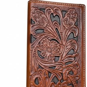 Laser-Cut Floral Long — Tan