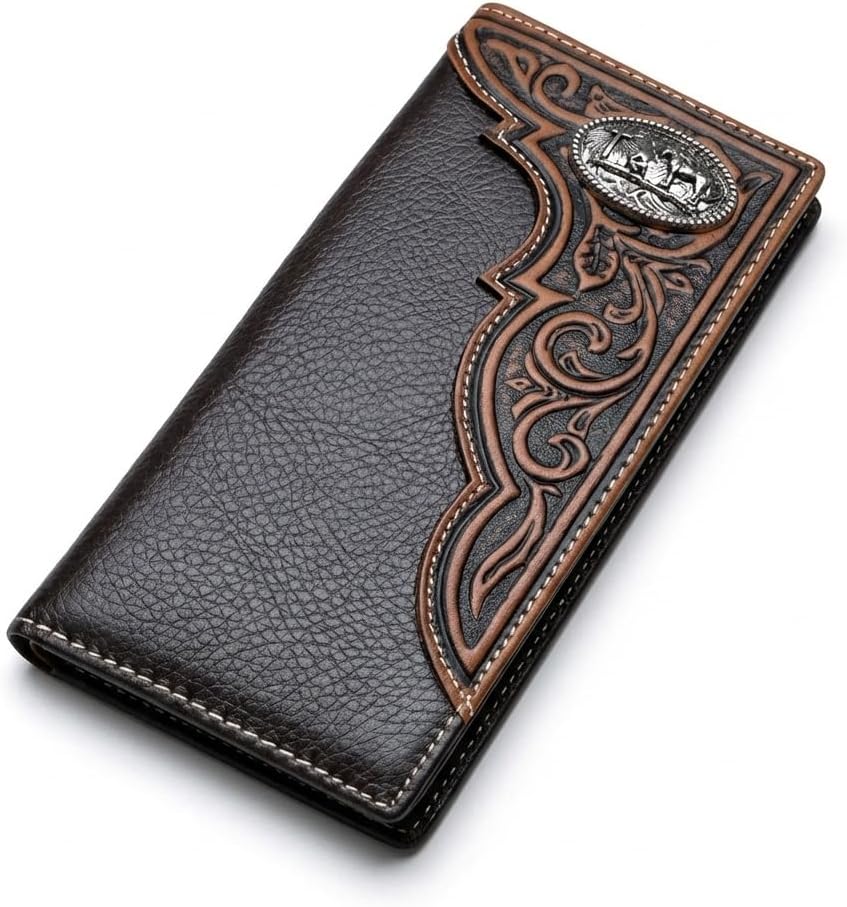Concho Tooled-Inlay Long