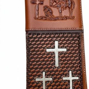 Triple Cross Basketweave Long — Tan