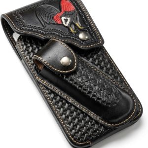 Gallo Holster with Knife Pouch — Black