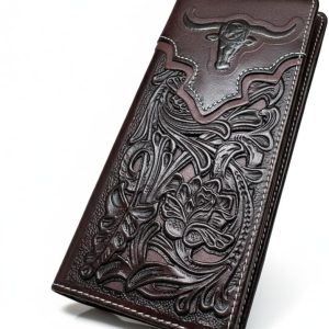 Longhorn Floral Long — Black
