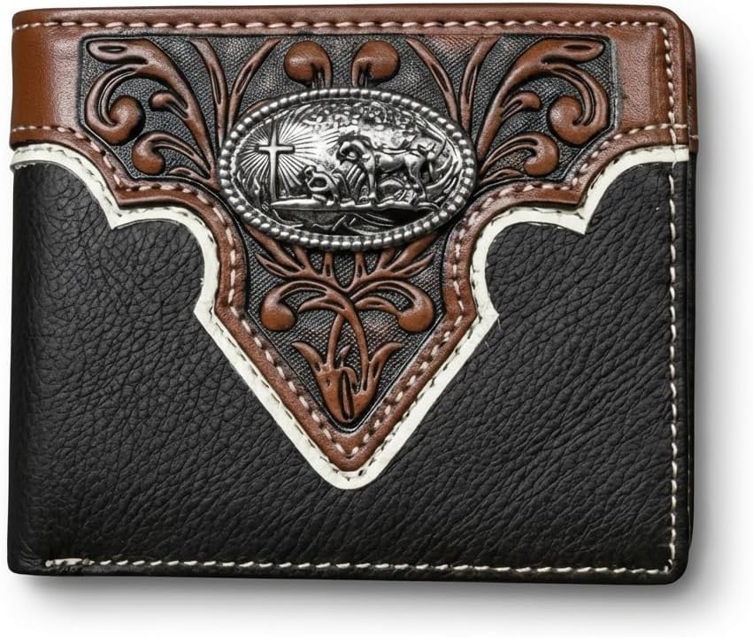Praying Cowboy Concho Bifold