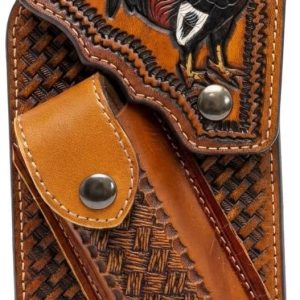 Gallo Holster with Knife Pouch — Light Brown