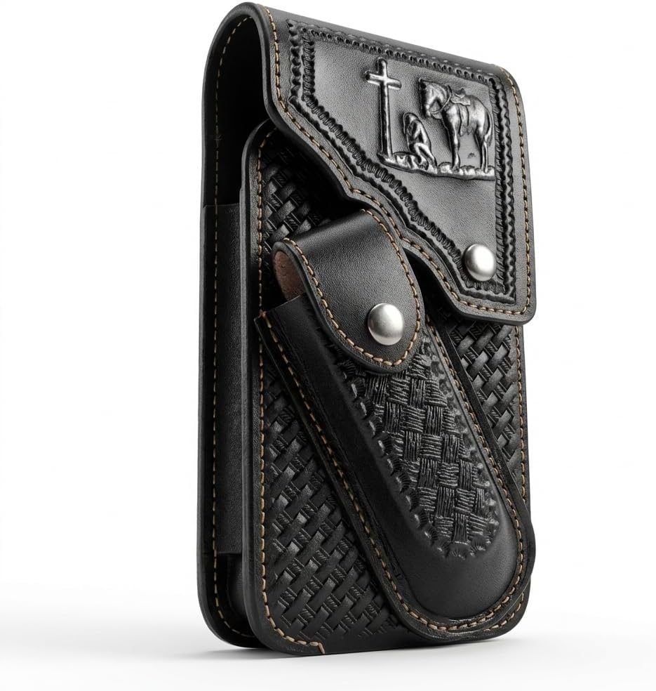 Praying Cowboy Holster with Knife Sheath