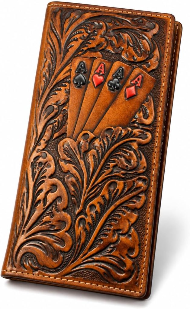 Embossed Four Aces Poker Long