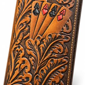 Embossed Four Aces Poker Long — Faded