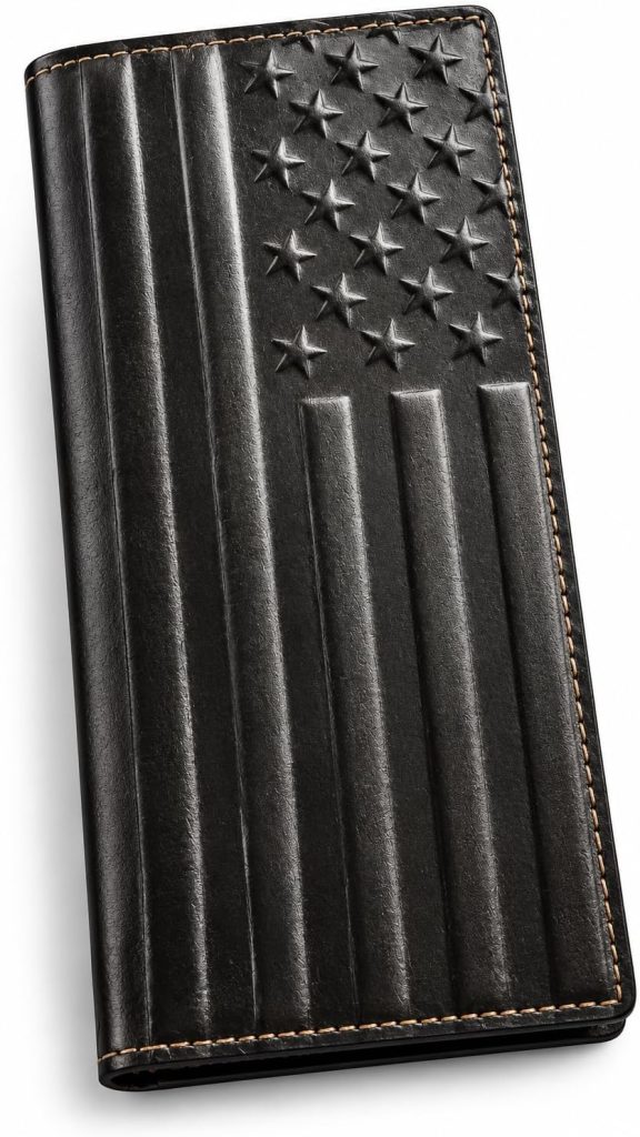 Embossed American Flag Long