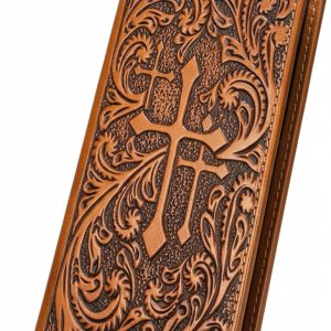 Tooled Cross Rodeo — Light Brown