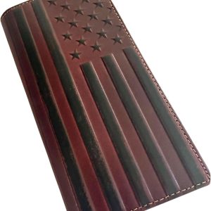 American Flag Long — Burgundy