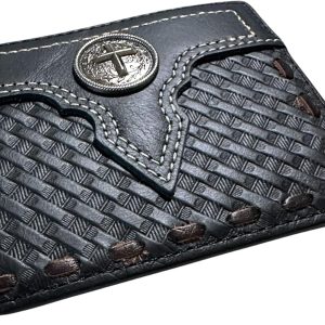 Cross Concho · Laced Bifold — Black
