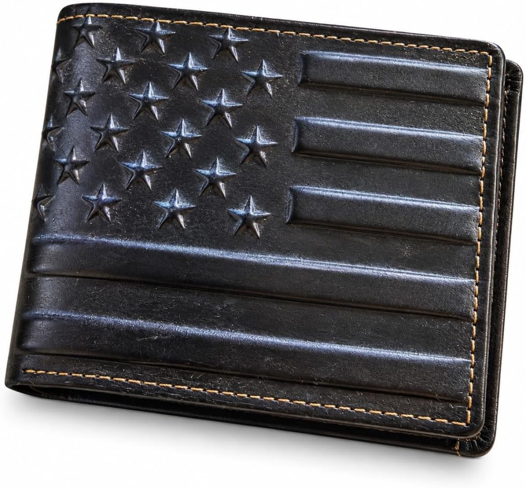Embossed American Flag Bifold