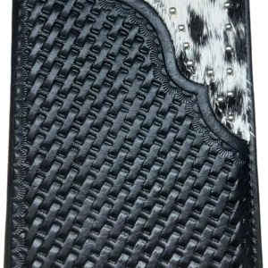 Rodeo Basketweave Long — Praying Cowboy · Black