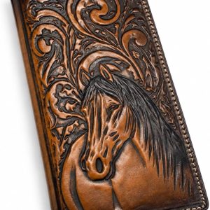 Embossed Horse Long — Faded