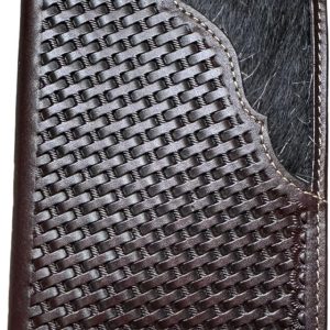 Rodeo Basketweave Long — Rooster Hair-On · Coffee