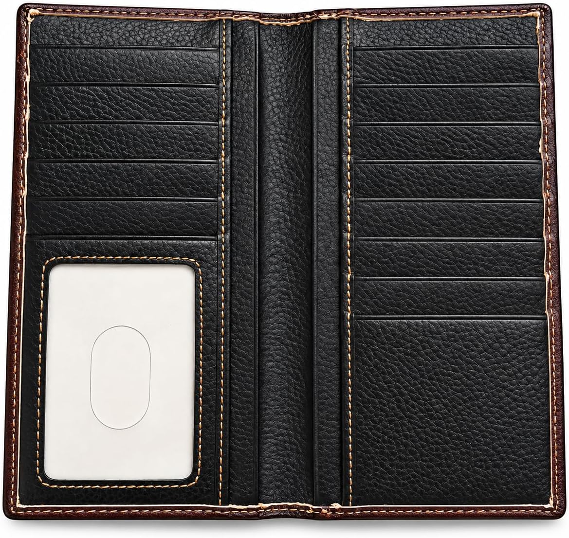 Embossed American Flag Long — Black