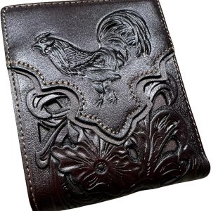 Rooster Floral · Dark — Dark Brown