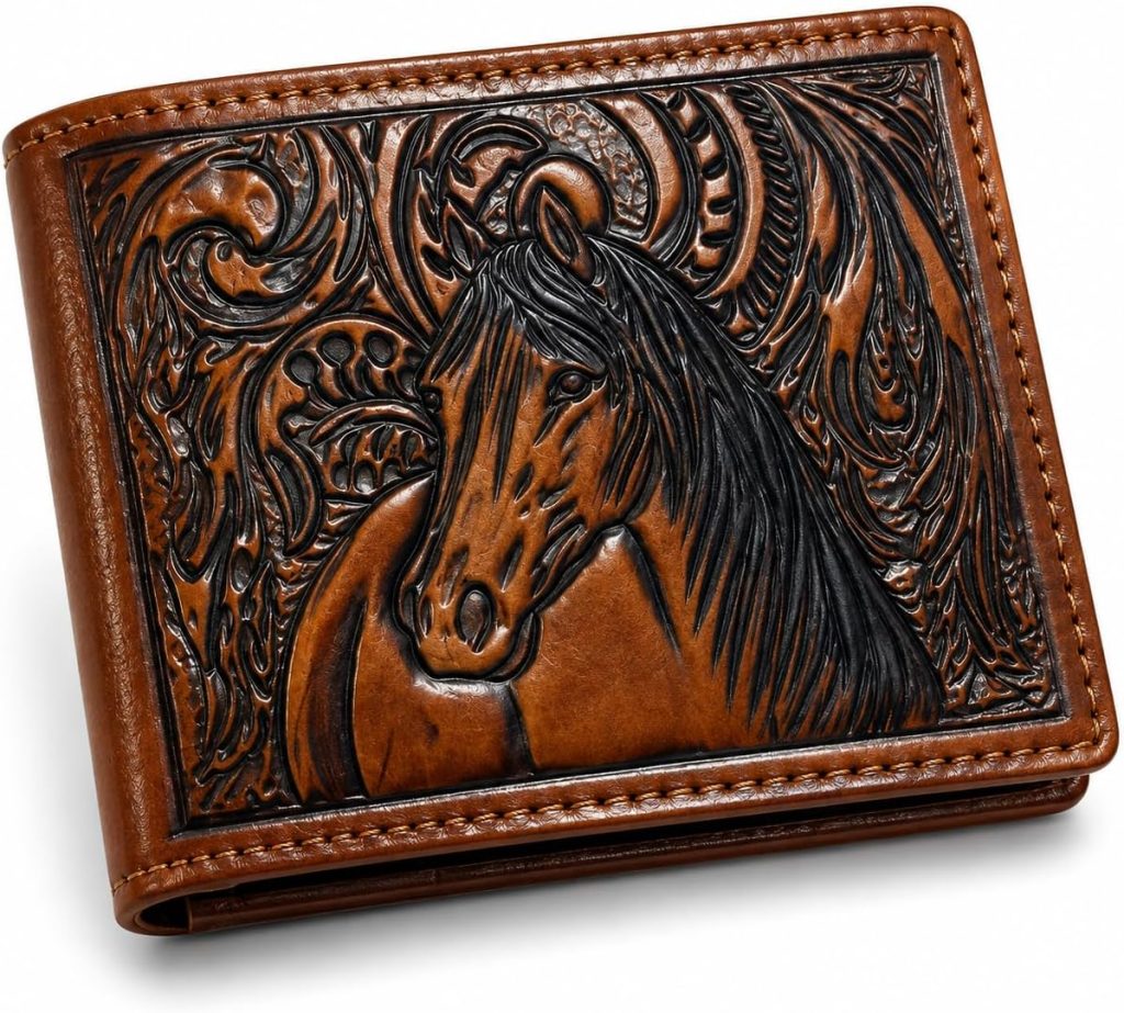 Embossed Horse Bifold