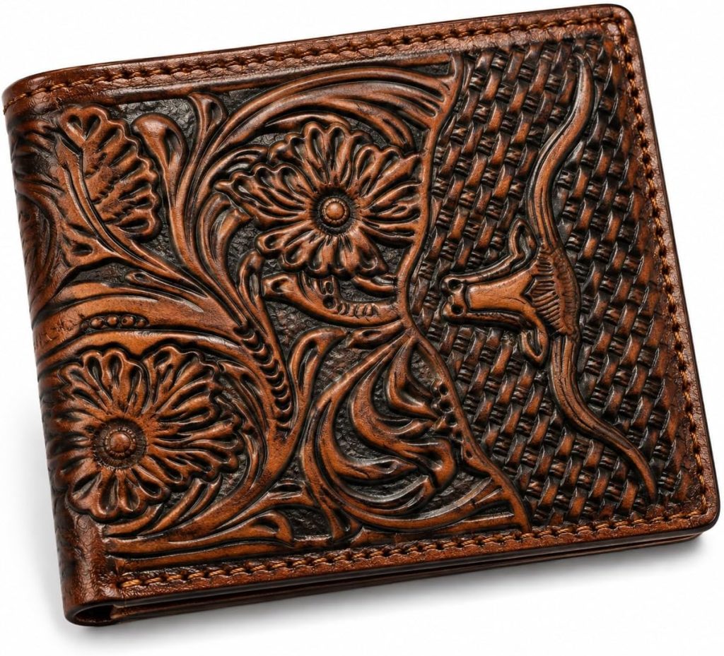 Embossed Longhorn Steer Bifold