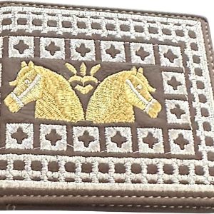 Embroidered Horses — Coffee
