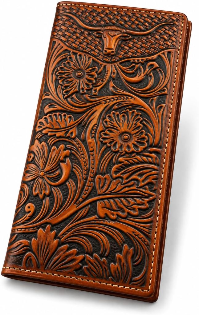 Embossed Longhorn Steer Long
