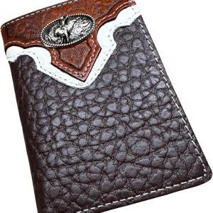 Bull Rider Tri-Fold — Coffee