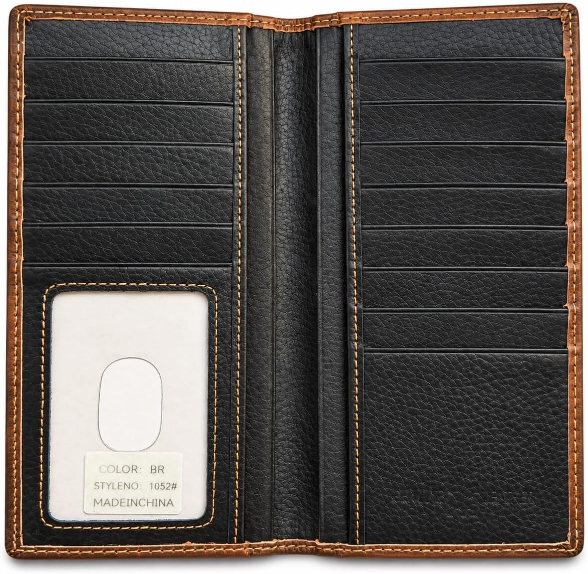 Embossed Longhorn Steer Long — Brown